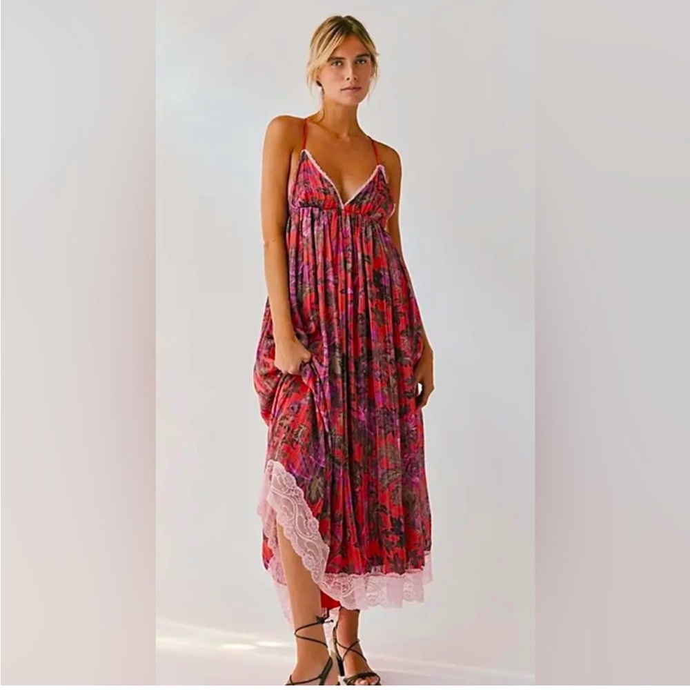 Free people Primmy Printed Midi Dress - Picture 3 of 3
